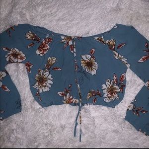 Floral Crop Top / Summer Top